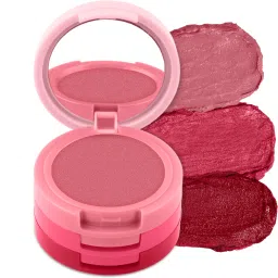 Glam Stack 3-In-1 Lip & Cheek Tint - Pink, Seamless Finish, Smooth & Blendable Lip Stain-25