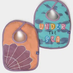 MiArcus Infant Pack Of 2 Printed Cotton Bibs-28
