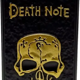 Premium Metal Essential Refillable Death Note Pattern Designer Lighter - Slim Design - Windproof Lighter for Smoking Pocket Lighter-26