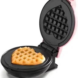 Pink Heart Waffle Maker Creates Perfect Adorable Waffles for Breakfast or Snacks Waffle Maker-39