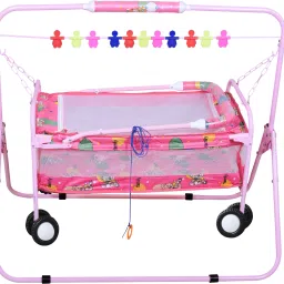 Baby Swing Cradle Cot and Stroller/Jhulla with Mosquito Net, J17 Bassinet-28