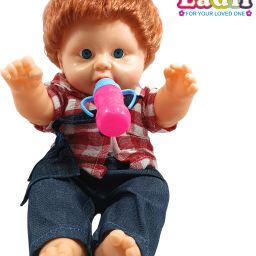 Little Golu Teddy Boy Toy in Printed Dress Doll for Kids Moveable Hands & Legs-picture-24