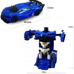 halo nation Remote Controlled Transforming Car Robot Deformation Robot Car 2channel RC Car image 3