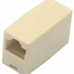 RAREGEAR rj45 Connector Cover Female to Female ethernet Coupler LAN Adapter (1 pcs Set) Lan Adapter-40