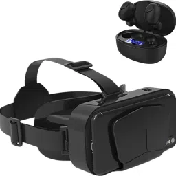 DRUMSTONE VR Headset Adjustable Fit, 3D Video Support – Ultimate Audio & Visual Experience-12