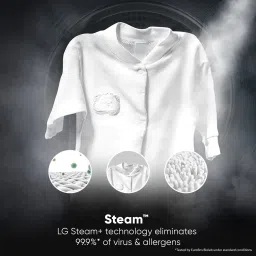 lg 9 kg Fully Automatic Front Load with In-built Heater Black image 2