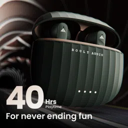 boult X45 with Quad Mic ENC, 40H Playtime, 45ms Ultra Low Latency, Made In India, 5.3 Bluetooth Headset image 4