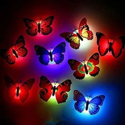 Butterfly Night Lamp Colour-Full Home Decoration Color Changing Led Night Lamp-18