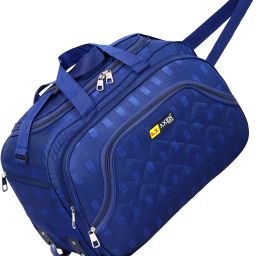 60 L Strolley Duffel Bag - 60 Ltr Duffel Bag - Blue - Large Capacity-image-29