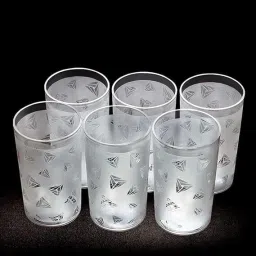 (Pack of 6) Unbreakable Water,Juice, Drinking Glass Set Glass Set (250 Ml, Glass) Glass Set Glass Set Water/Juice Glass-image-57