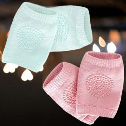 Baby Knee Pads Crawling Knee Cap Elbow Safety Protector Breathable 2 Pair N-33 Multicolor Baby Knee Pads-image-50
