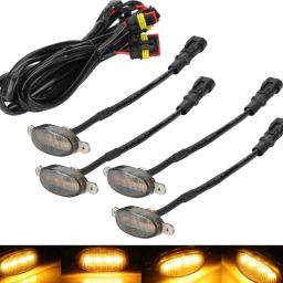 Universal Car Grill Light LED Car Grill Yellow Light Fit for TACOMA Dash Light Car LED for Mahindra (12 V, 12 W)-3