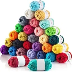 ® ( 24/PCS ) Random Colors - Wool Ball Hand Knitting Yarn/Crochet Hook Yarn(B23)-22