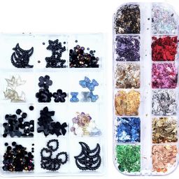 Combo of Black Nail Art Grid and Foil Grid-image-81