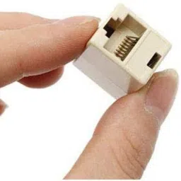 Techy-tech RJ45 Coupler in-Line Coupler Network LAN Cable Joiner Extender Adapter Ethernet Cable Join Extension Converter Female to Female Ethernet CAT5 CAT5e RJ45 8P8C Connector(Pack of 2) Lan Adapter image 3