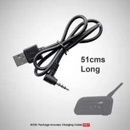 amiciAuto V6 and V6 Pro Charging Cable for Helmet Intercom Smart Headphones image 2