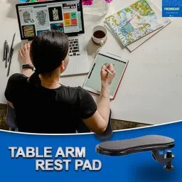 Srushti Enterprise Arm Wrist Rest Support Arm Rest Desk PC, Laptop, Desk Extender Table Combo Set image 2