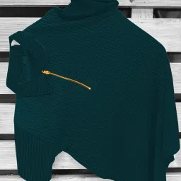 Men Self Design Polo Neck Polyester Dark Green T-Shirt-image-36