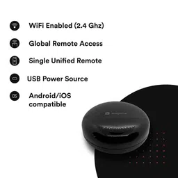 zunpulse Smart Remote Control For Air Conditioner (Wi-Fi Enabled IoT Control, ZUNSACR, Black) image 2