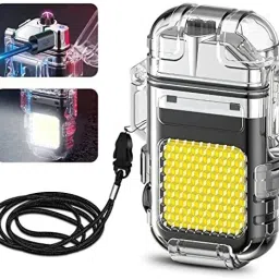 Cigarette Lighter Waterproof Dual Arc Cigarette Lighter - Double Arc Plasma USB Stylish Lighter Pocket Lighter-image-5