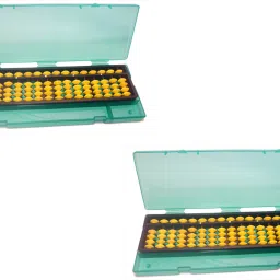 Abacus Box Yellow 17 Rod - Set Of 2-8
