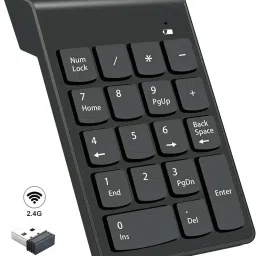 VOOCME Wireless Numpad Advanced 2.4GHz Wireless Connection 18 Key Slim Numeric Keyboard Smart Connector Handheld Multi-device Keyboard Compatible with Desktop, Laptop, Mac-21