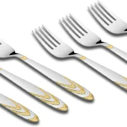 Magna Dessert Fork Set of 6 Pcs Stainless Steel Dessert Fork Set-31