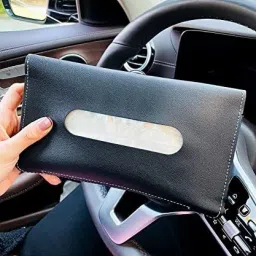 Car Sunvisor Tissue Holder, Mask Holder, Wipes Holder, Black Vehicle Tissue Dispenser-picture-31