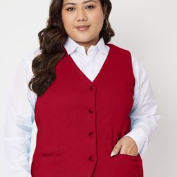 brinns Solid Women Waistcoat-picture-6
