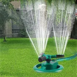 Automatic 360 ° Rotating Adjustable Garden Sprinkler 1 L Hose-end Sprayer-picture-0