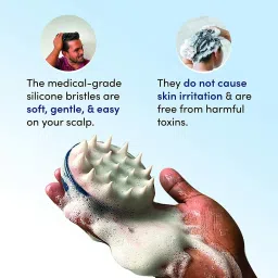 Man Matters Hair Scalp Soft Silicone Bristles | Exfoliates & Stimulates Follicles Massager image 5