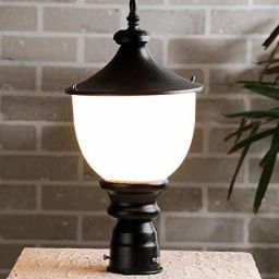 KIN - BLACK SAMRAT Modern Shape Gate Light/Outdoor Light/Pillar Light for Outdoor Home, PACK OF 1 Gate Light Outdoor Lamp-image-17
