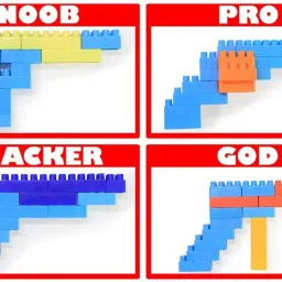 High Quality 60 Pcs Building Blocks| Assembling Shape Educational Toys-image-6
