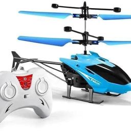 Kids Plastic Induction Type 2-in-1 Flying Helicopter with Remote1-picture-42