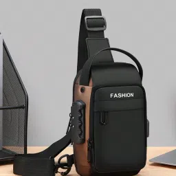 Multicolor Men & Women Sling Bag Fashion Crossbody Bag, For Father's Day Gift-image-2
