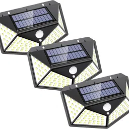 SSS Solar Indication Wall Double Lamp Outdoor Light 100 LEDs with Solar Panel And Motion Sensor Light-image-53