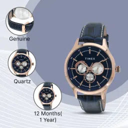 timex Multi Function Blue Dial Analog Watch- For Men TW000T310 image 4