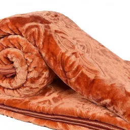 Embroidered Double Mink Blanket for Heavy Winter-image-0