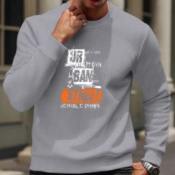 Men Printed Round Neck Polyester Grey T-Shirt-image-6