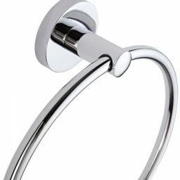 304 Stainless Steel Round Towel Ring for Bathroom/ Wash Basin /Hanger(pack of 1) silver Towel Holder-image-43