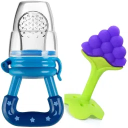 Babylib BPA FREE silicon Baby Teether/soother Fruit Feeder Pak Of_2 Teether and Feeder image 2