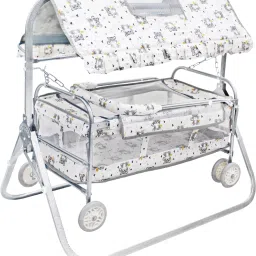 Musical Cradle square pipe for new born baby Cot-image-6