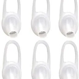 BUMTECH 6 Pcs white Bluetooth Silicon Earbud In The Ear Headphone Cushion-image-10