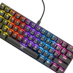 Ant Esports MK1200 Mini Wired USB Tenkeyless Gaming Keyboard Compatible with Desktop, Laptop, Mac Easy to Use,Plug and Play,Quick, Comfy Durable body image 4