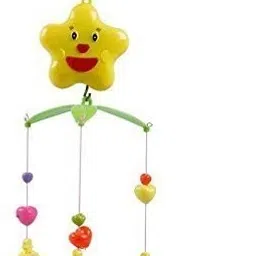 galactic Sweet Cuddles Harmonious Musical cot with Hanging Cartoons for Toddlers/ Infants/ New-Borns/Baby- Multi Colors Multicolor ( 6 Pcs Set )(3 Design Available 1 Design Sending) image 2