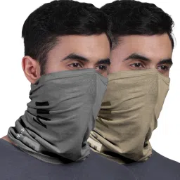 Unisex Printed Bamboo Bandana Anti Microbial Multipurpose Headband Cloth Face Mask for Dust and Sun Protection (Pack of 2) Men Printed Bandana-image-78
