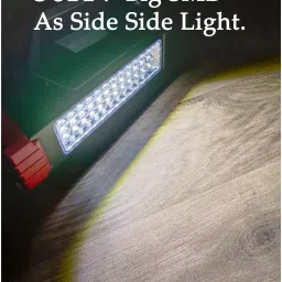 shoptric 2 km long range with 2 mode 280w jumbo high brightness rechargeable torch light 6 hrs Torch Emergency Light image 4