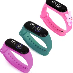 HYPERLEX 3 COMBO Stylish Digital LED Bracelet Band Wrist Watch for Kids, Boys & Men-image-83