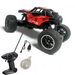 RC Rock Crawler Car for Kids Boys and Girls Both with Mist Smoke Monster Truck-image-14