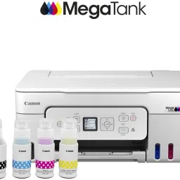 Canon MegaTank G3780 Multi-function WiFi Color Ink Tank Printer (Borderless Printing) for Print/Copy/Scan with Up to 7600 pages of Black or 8100 pages of color ink in the box, 1.35 inch LCD Panel & Auto 2-Sided Print image 3